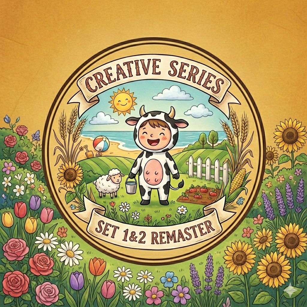 Set 1 and 2 Remastered Creative Series badge