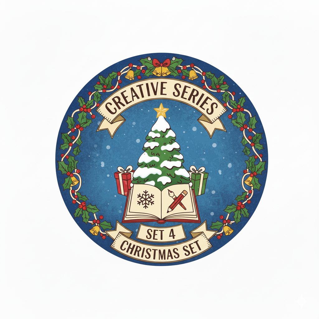 Set 4 — Christmas themed Creative Series badge
